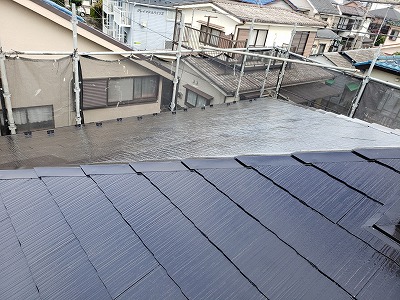 2021/01/15昭島市緑町住宅屋根塗装工事