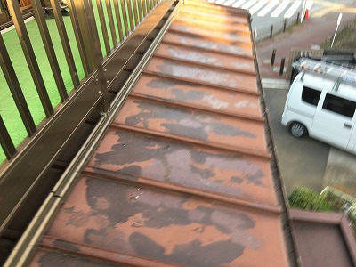 2020/04/17昭島市緑町ﾄﾀﾝ屋根塗装工事