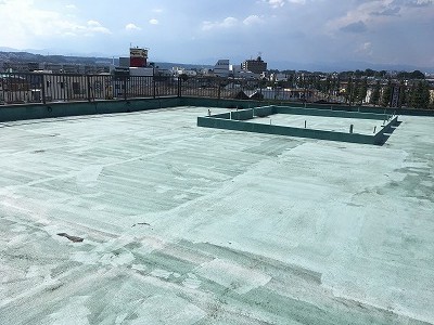 2020/02/10昭島市郷地町ﾋﾞﾙ屋上防水工事