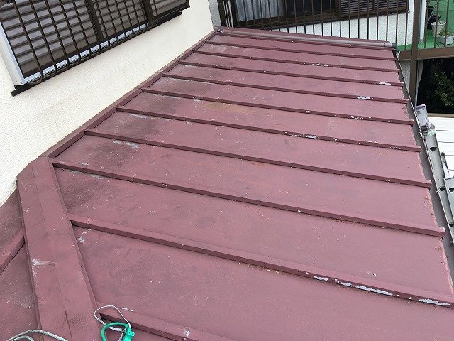 2018/04/26所沢市東狭山ヶ丘住宅トタン屋根塗装工事
